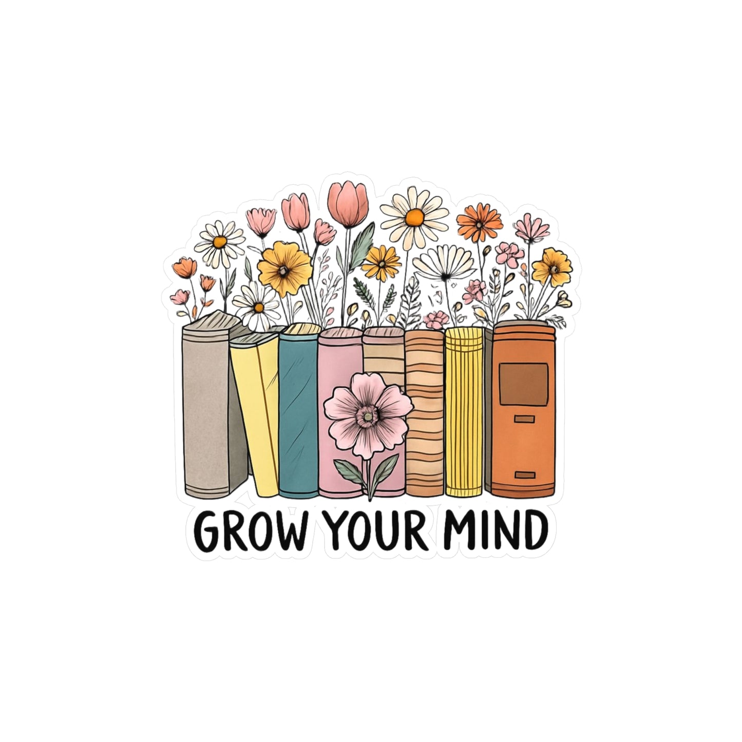 Grow Your Mind Sticker