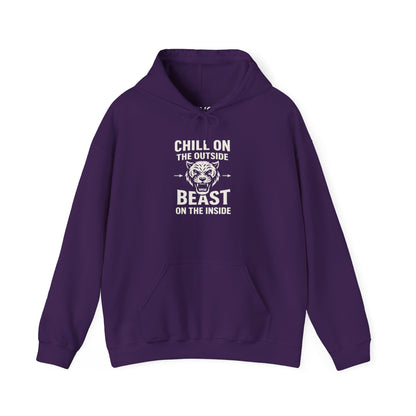 Chill On Outside Beast On The Inside | Hoodie