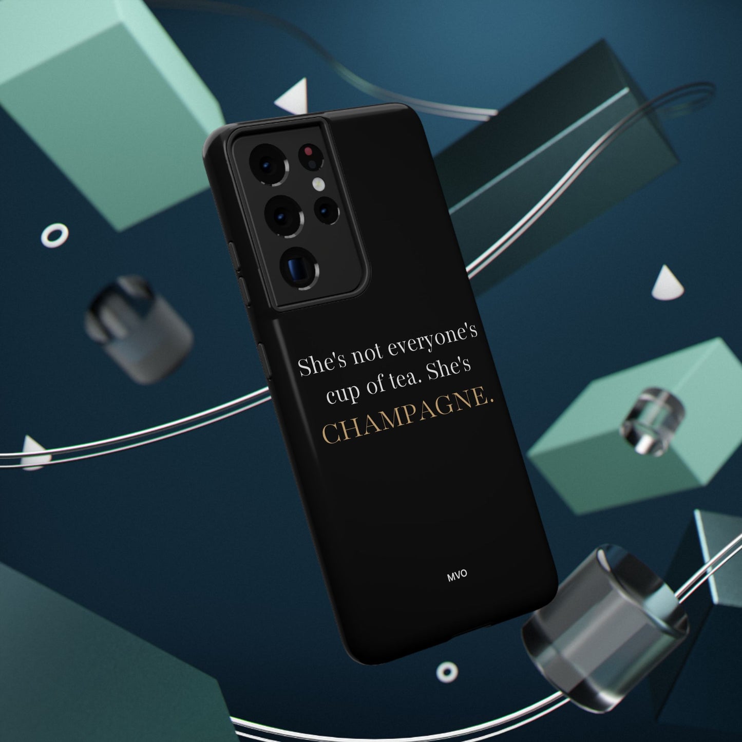 She's not everyone's cup of tea, she's champagne. | Impact-Resistant Phone Case