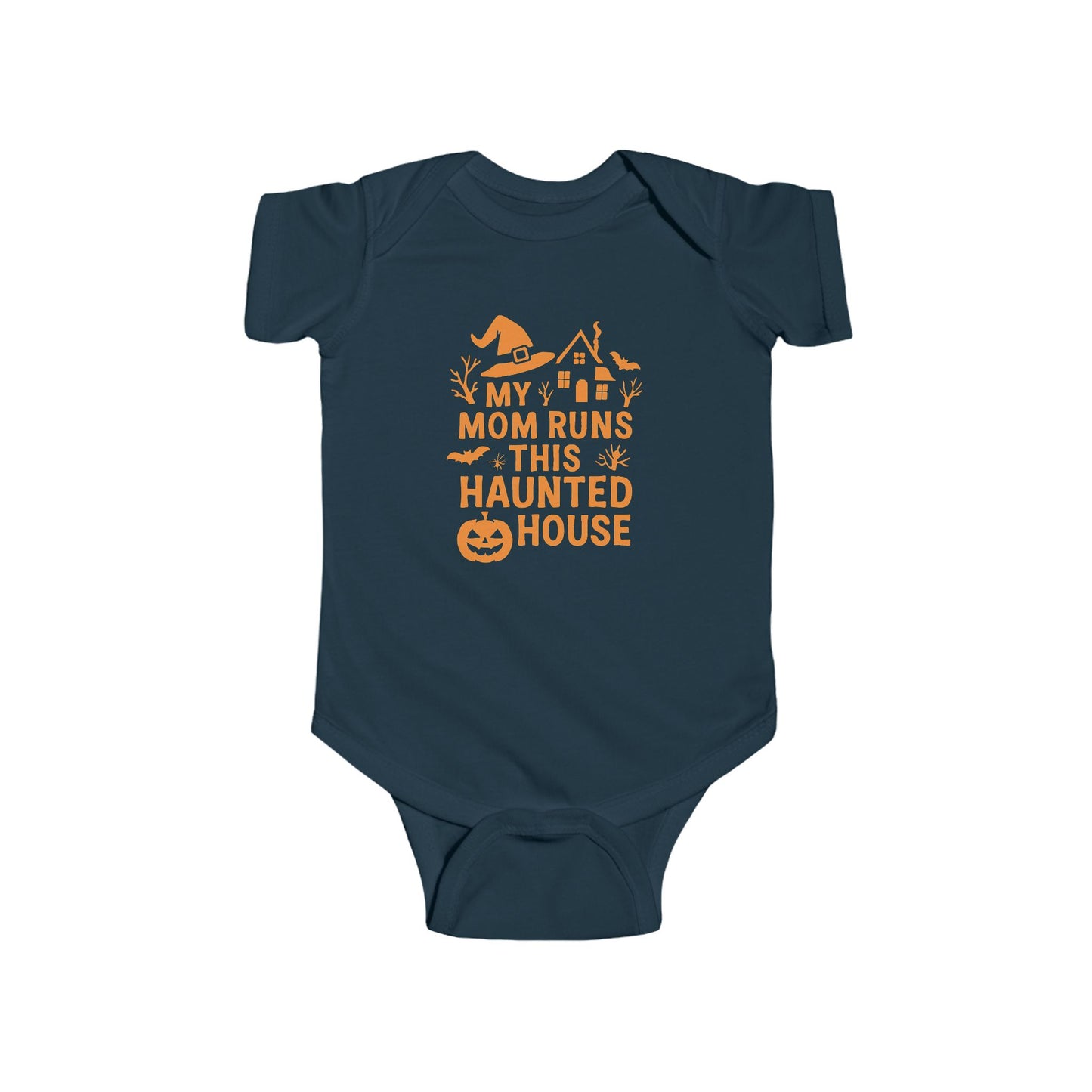 My Mom Runs This Haunted House | Baby Bodysuit