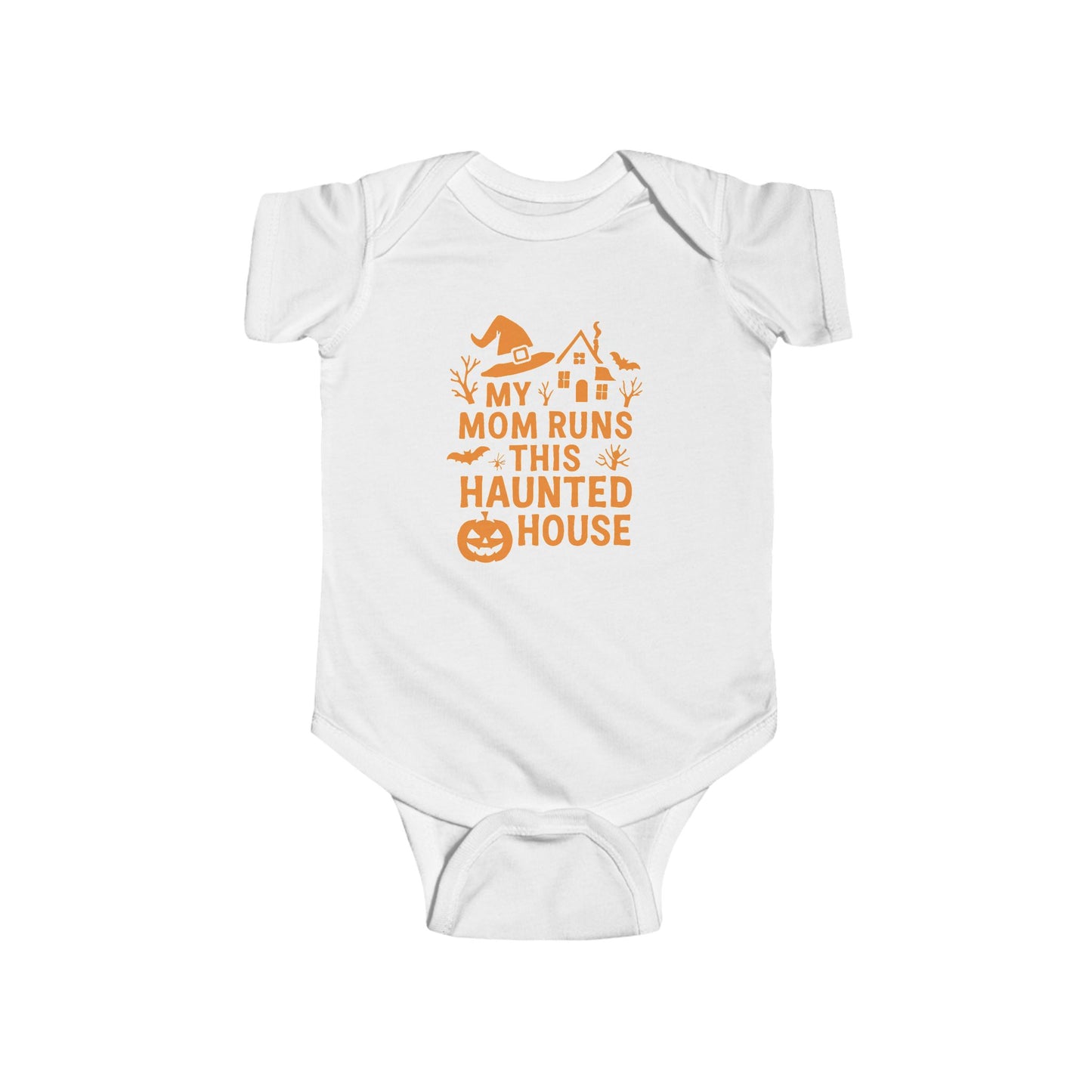 My Mom Runs This Haunted House | Baby Bodysuit