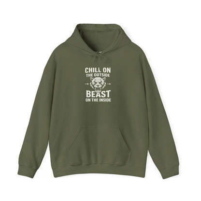 Chill On Outside Beast On The Inside | Hoodie