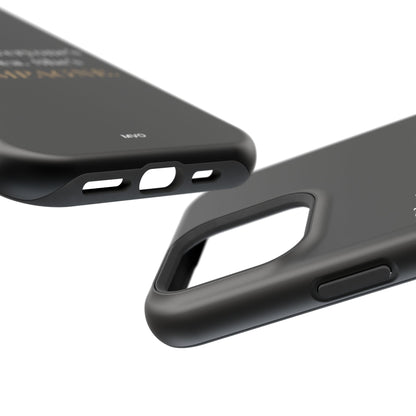 She's not everyone's cup of tea, she's champagne. | Impact-Resistant Phone Case