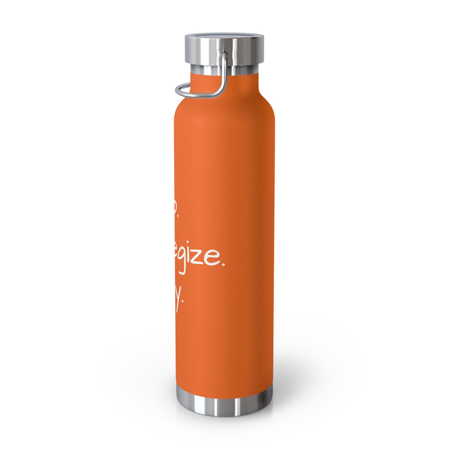 Sip. Strategize. Slay | Copper Vacuum Insulated Bottle