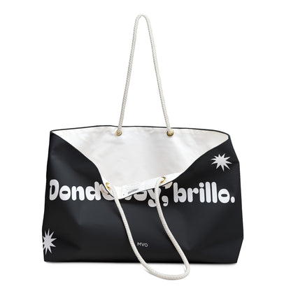 Donde voy, brillo. | Tote Bag