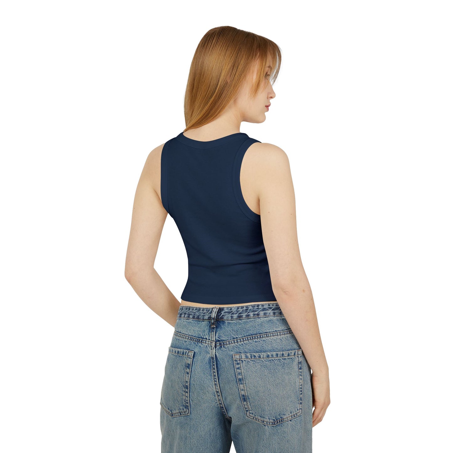 Poderosa, Y Punto. | Women's Micro Rib Racer Tank Top