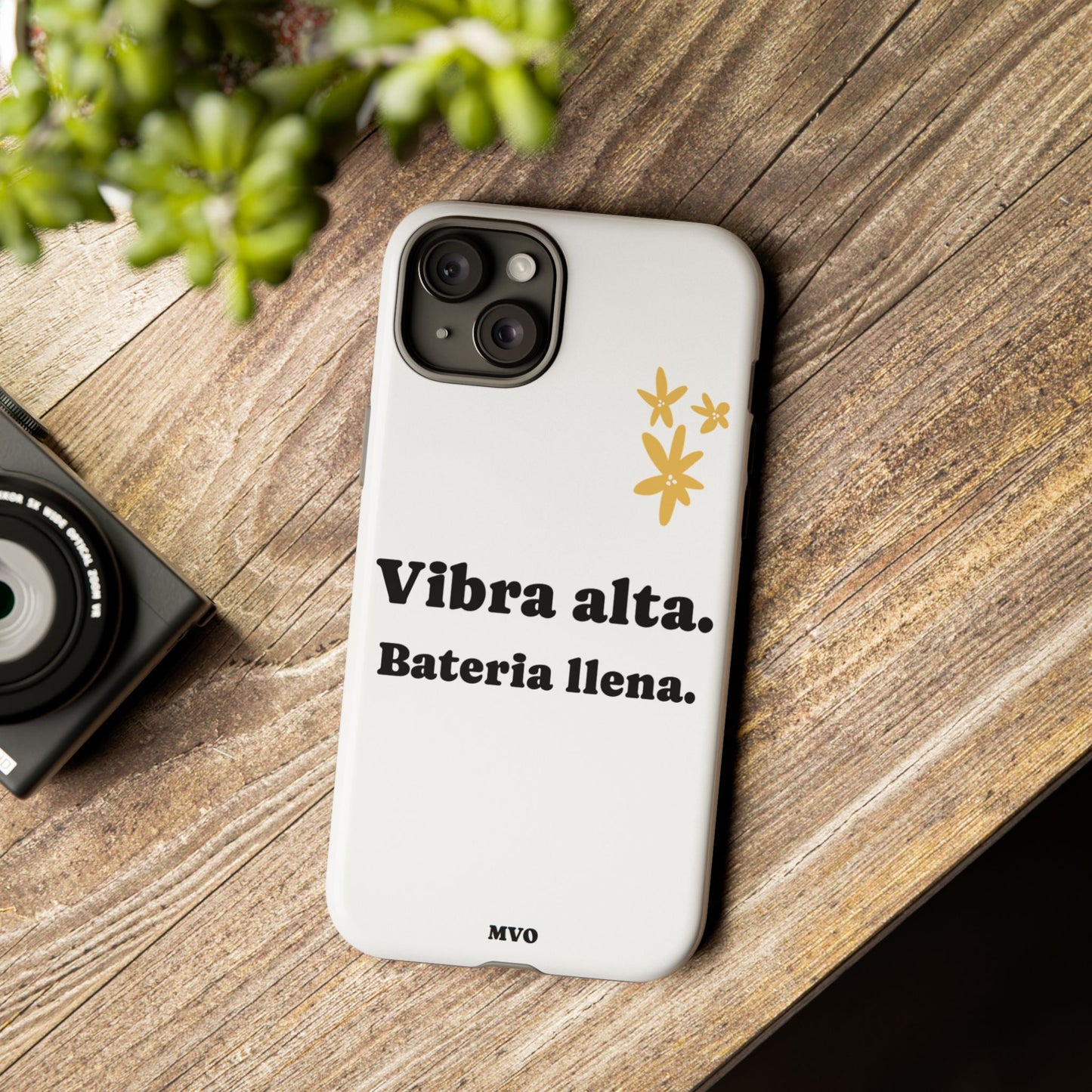 Vibra alta, Bateria llena | Phone Case
