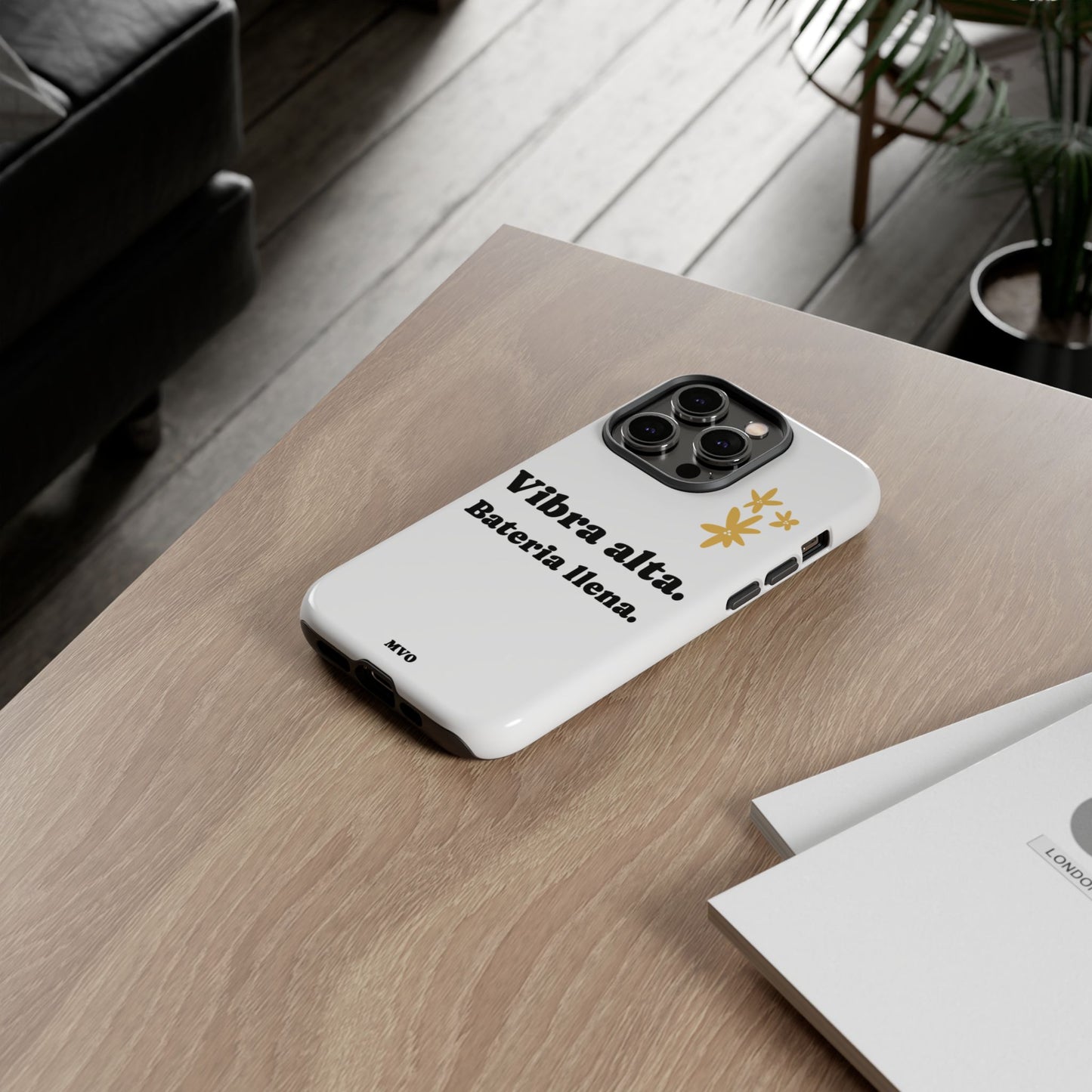 Vibra alta, Bateria llena | Phone Case