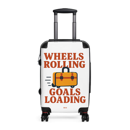 Wheels rolling, goals loading. | Wheeled Luggage