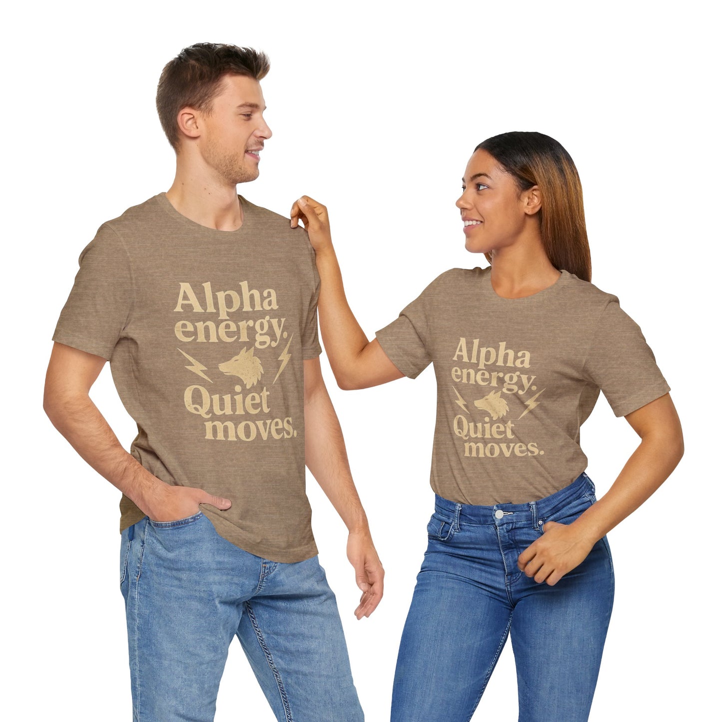Alpha Energy. Quiet Moves. | Unisex T-Shirt Short Sleeve