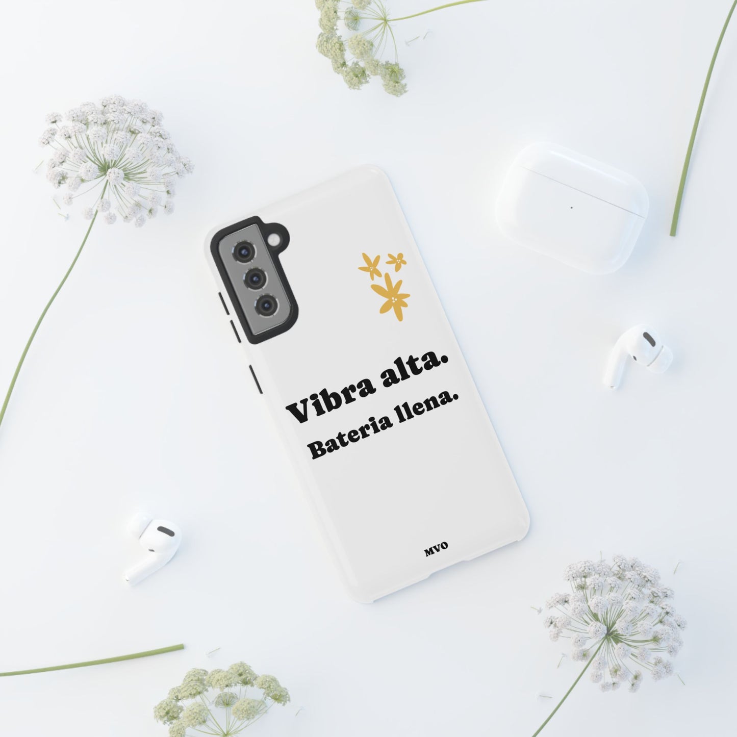 Vibra alta, Bateria llena | Phone Case