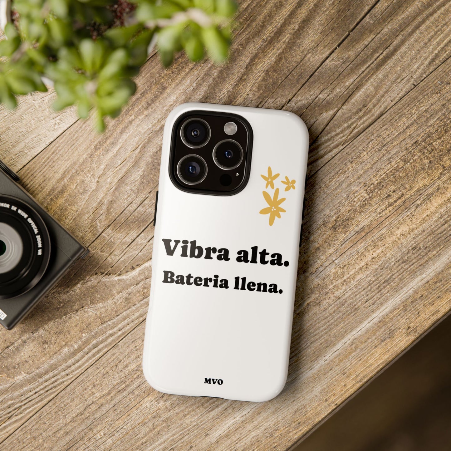 Vibra alta, Bateria llena | Phone Case