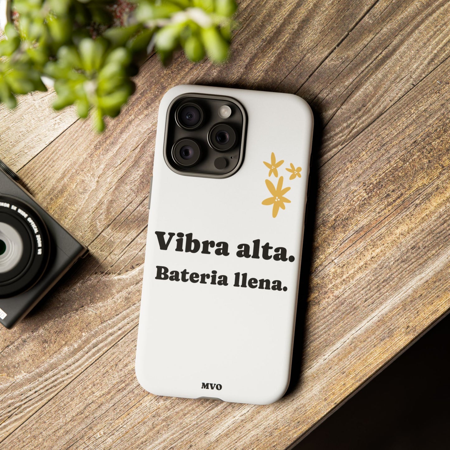 Vibra alta, Bateria llena | Phone Case