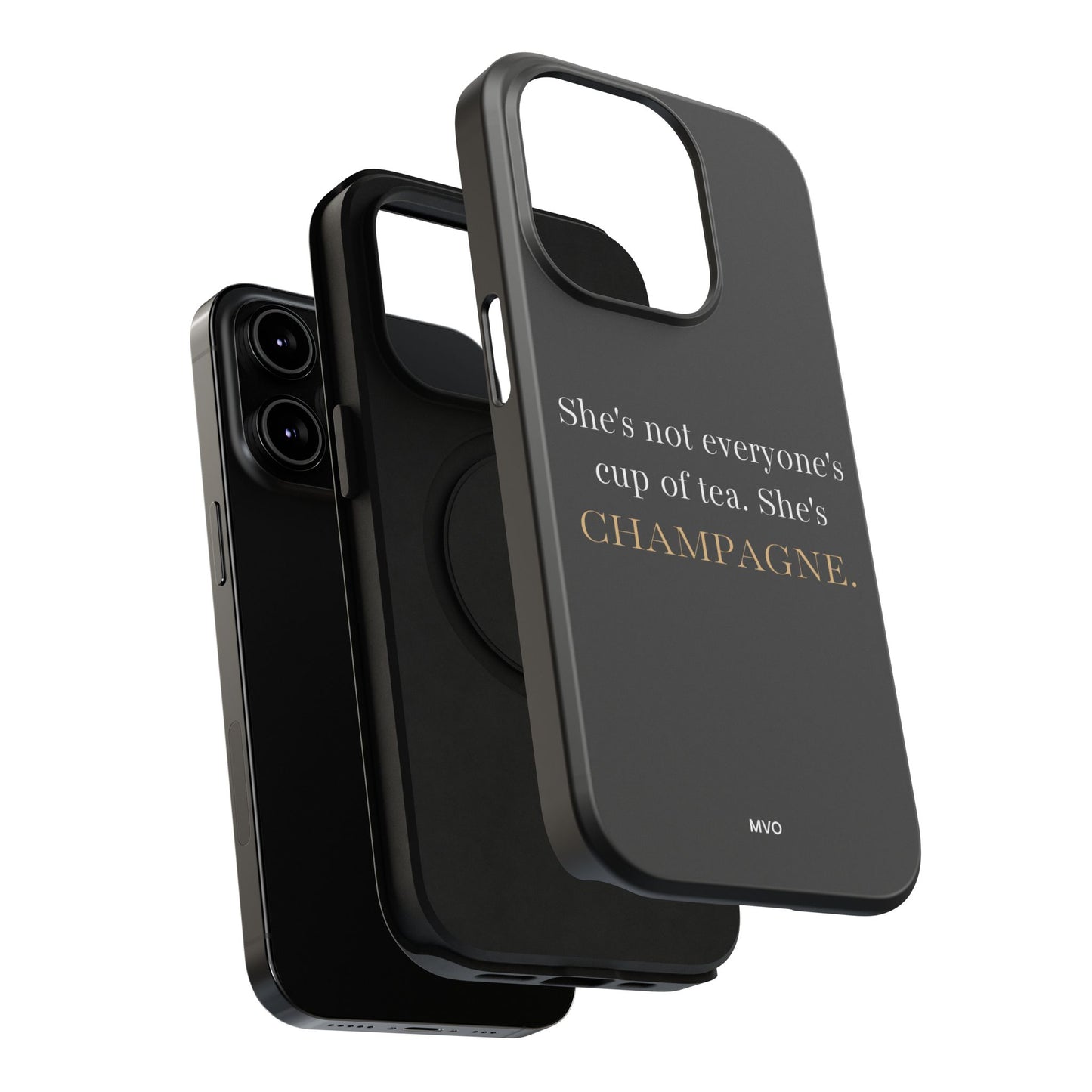 She's not everyone's cup of tea, she's champagne. | Impact-Resistant Phone Case