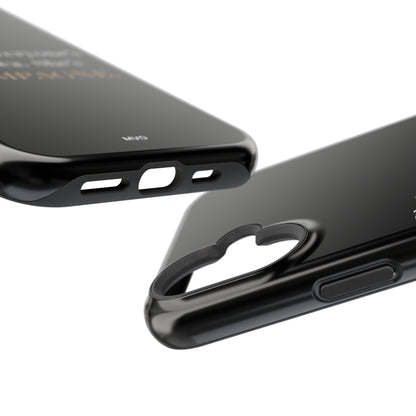 She's not everyone's cup of tea, she's champagne. | Impact-Resistant Phone Case